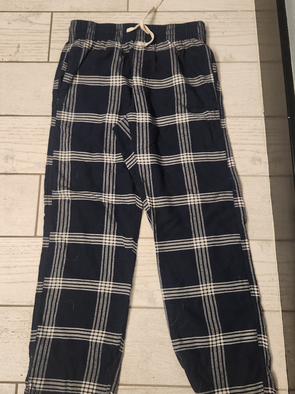 Men's American Eagle Outfitters Navy and White Plaid Pajama Pants Size XS Sleep